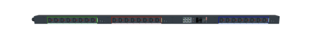 ELEMY Rack PDU, Metered, ZeroU, (3) 16A, 400V, WEB, OLED, (24) C13 Locking Outlet / Пр-во РФ