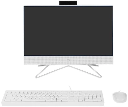 Моноблок HP 200 G4 21.5" Full HD i5 1235U (1.3) 8Gb SSD512Gb UHDG DVDRW Free DOS GbitEth WiFi BT клавиатура мышь Cam белый 1920x1080