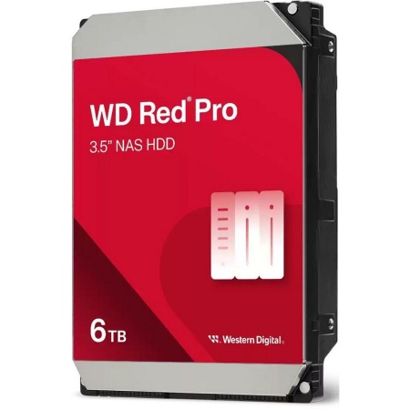 Жесткий диск WD Red Pro 7200 SATA3 6Tb 256Mb