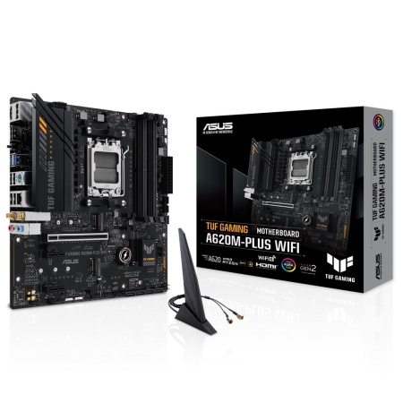 TUF GAMING A620M-PLUS WIFI/AM5,A620,USB 3.2 GEN 1,WIFI,AURA,MB