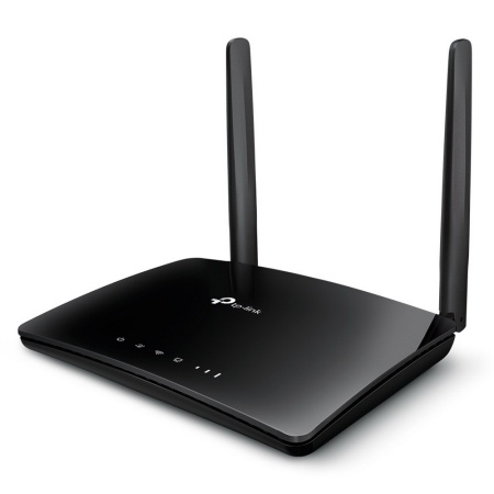 Беспроводной маршрутизатор TP-Link Archer MR200, AC750 Двухдиапазонный Wi-Fi роутер с модемом 4G LTE, до 300 Мбит/с на 2,4 ГГц + до 433 Мбит/с на 5 ГГц, 2 антенны, 3xLAN 100 Мбит/с, 1xWAN/LAN 100 Мбит/с