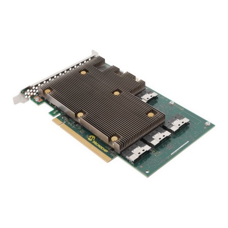 RAID-контроллер Microsemi Adaptec SmartRAID 3258p-32i (3258UPС32IXS) PCIe 4.0 x16, LP, 24G SAS/SATA/NVMe, RAID 0,1,5,6,10,50,60, 32port(4xINT SFF-8654), 8GB Cache, Cache Backup, maxCache, конденсатор в комплекте, RTL . (R16i)