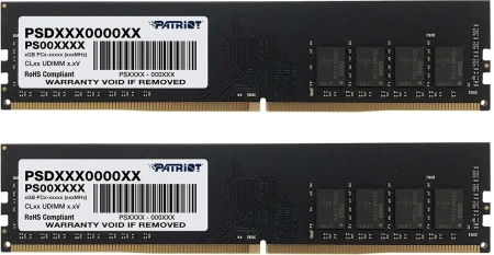 Память DDR4 2x8GB 2666MHz Patriot PSD416G2666K Signature RTL PC4-21300 CL19 DIMM 288-pin 1.2В kit single rank Ret