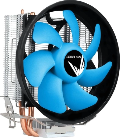 Устройство охлаждения(кулер) Formula AC Verkho Plus Soc-AM5/AM4/1200/1700/1851 черный/синий 4-pin 10-26.5dB Al 110W 271gr Ret (VERKHO PLUS)