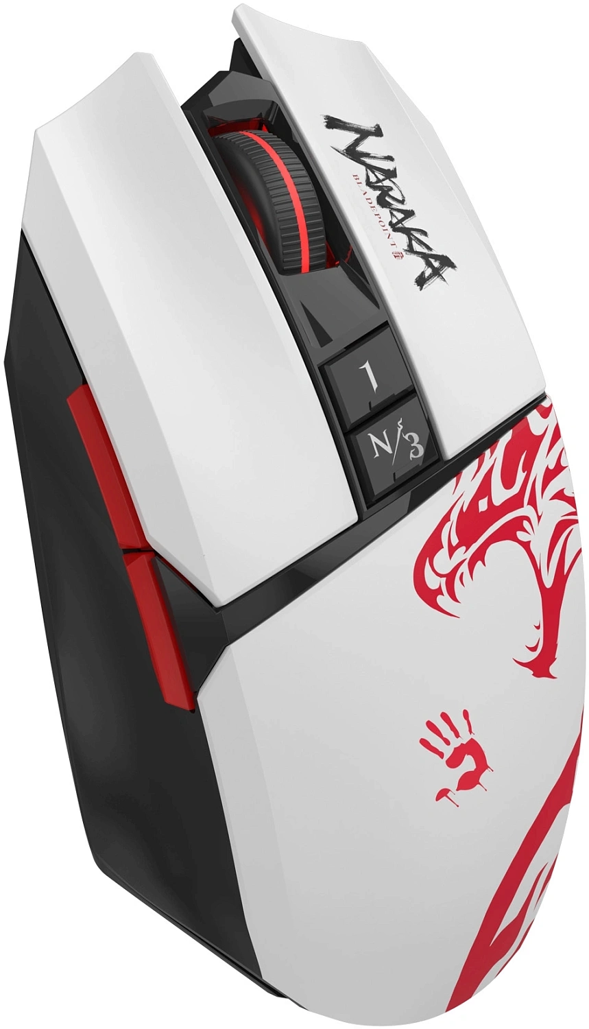 Мышь A4Tech Bloody R36 Ultra черный/белый/красный оптическая 12000dpi беспров. USB 7but (R36 ULTRA NARAKA USB) Мышь A4Tech Bloody R36 Ultra черный/белый/красный оптическая 12000dpi беспров. USB 7but (R36 ULTRA NARAKA USB)