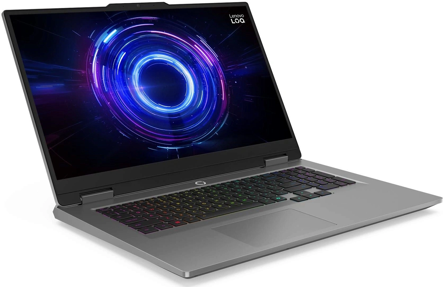Ноутбук Lenovo LOQ 17IRX10 Core i7 14700HX 24Gb SSD512Gb NVIDIA GeForce RTX 5060 8Gb 17.3" IPS FHD (1920x1080) без ОС grey WiFi BT Cam (83JH003FPS)
