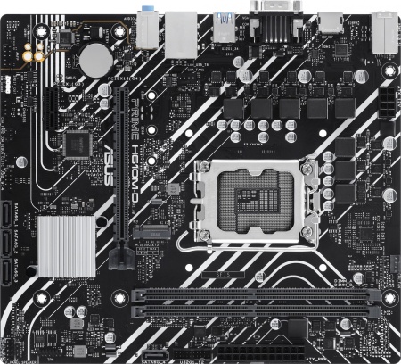 Материнская плата ASUS PRIME H610M-D, LGA1700, H610, 2*DDR5, D-Sub + HDMI, SATA3, Audio, Gb LAN, USB 3.2*4, USB 2.0*6, COM*1, LPT*1 header (w/o cable), mATX; 90MB1G80-M0EAY0
