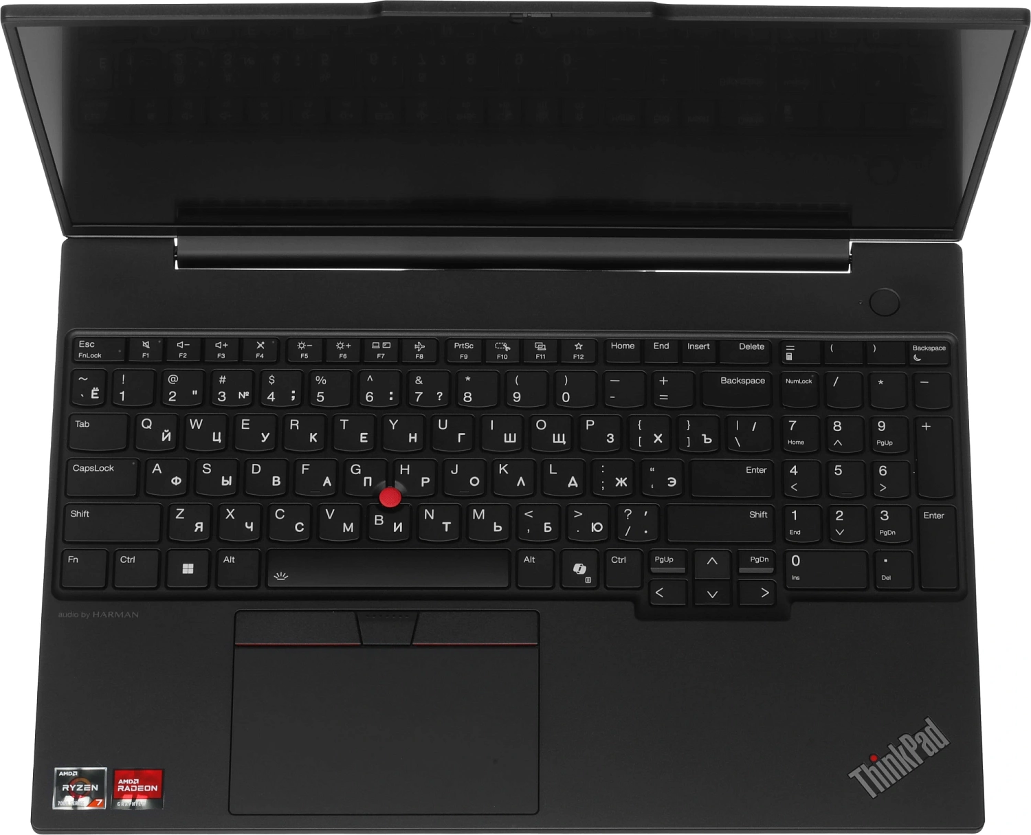 Ноутбук Lenovo ThinkPad E16 G2 Ryzen 7 7735U 32Gb SSD512Gb AMD Radeon Graphics 680M 16" IPS WUXGA (1920x1200) без ОС black WiFi BT Cam (21M6S1F000_32G)