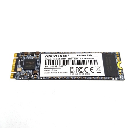 M.2 2280 256GB Hikvision E100N Client SSD (HS-SSD-E100N/256G) SATA 6Gb/s, 560/480, уц-3-3 MTBF 1.5M, 3D NAND TLC, 70TBW, 0,25DWPD, RTL (641054)