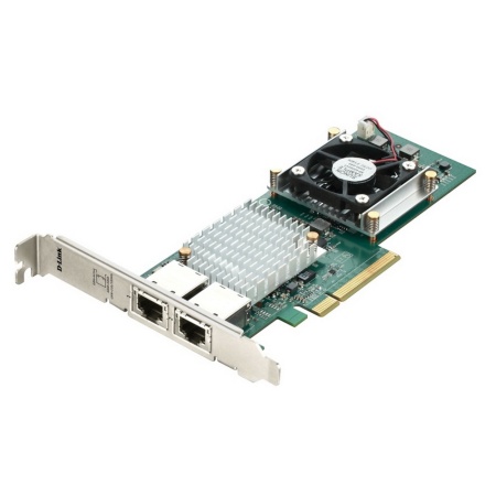 DXE-820T/B1A Сетевой PCI Express адаптер с 2 портами 10GBase-T