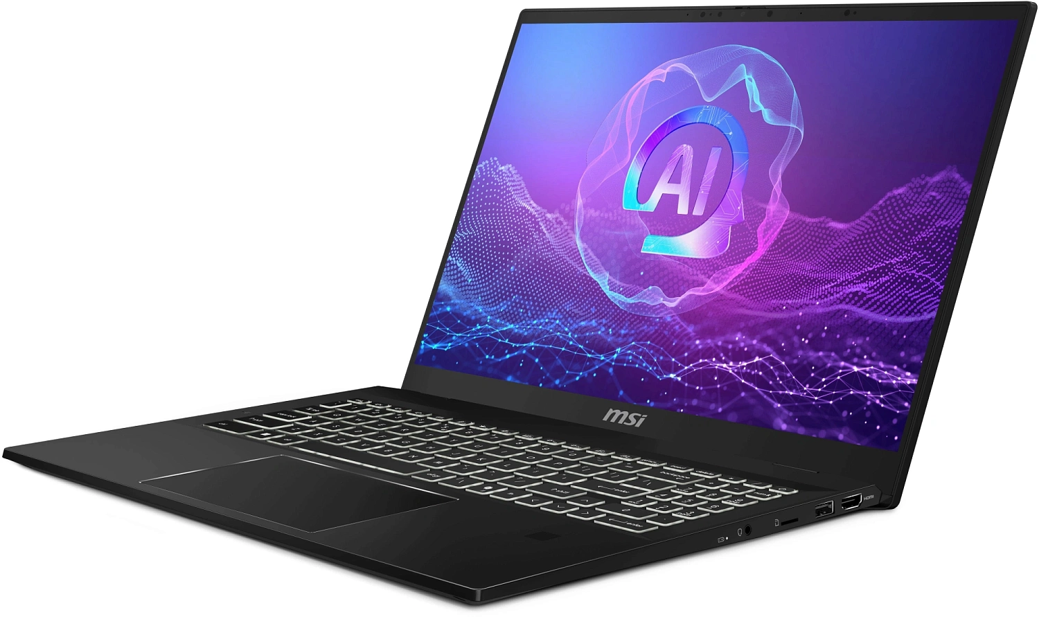 Ноутбук MSI SummitPro 16 AI A2HVETG-084RU Intel Core Ultra 9 285H/32Gb (soldered D5)/SSD1Tb/RTX4050 6Gb (45W)/16"/IPS/Touch/WQXGA/2560x1600/165Hz/Win11Pro/Black/2.1kg