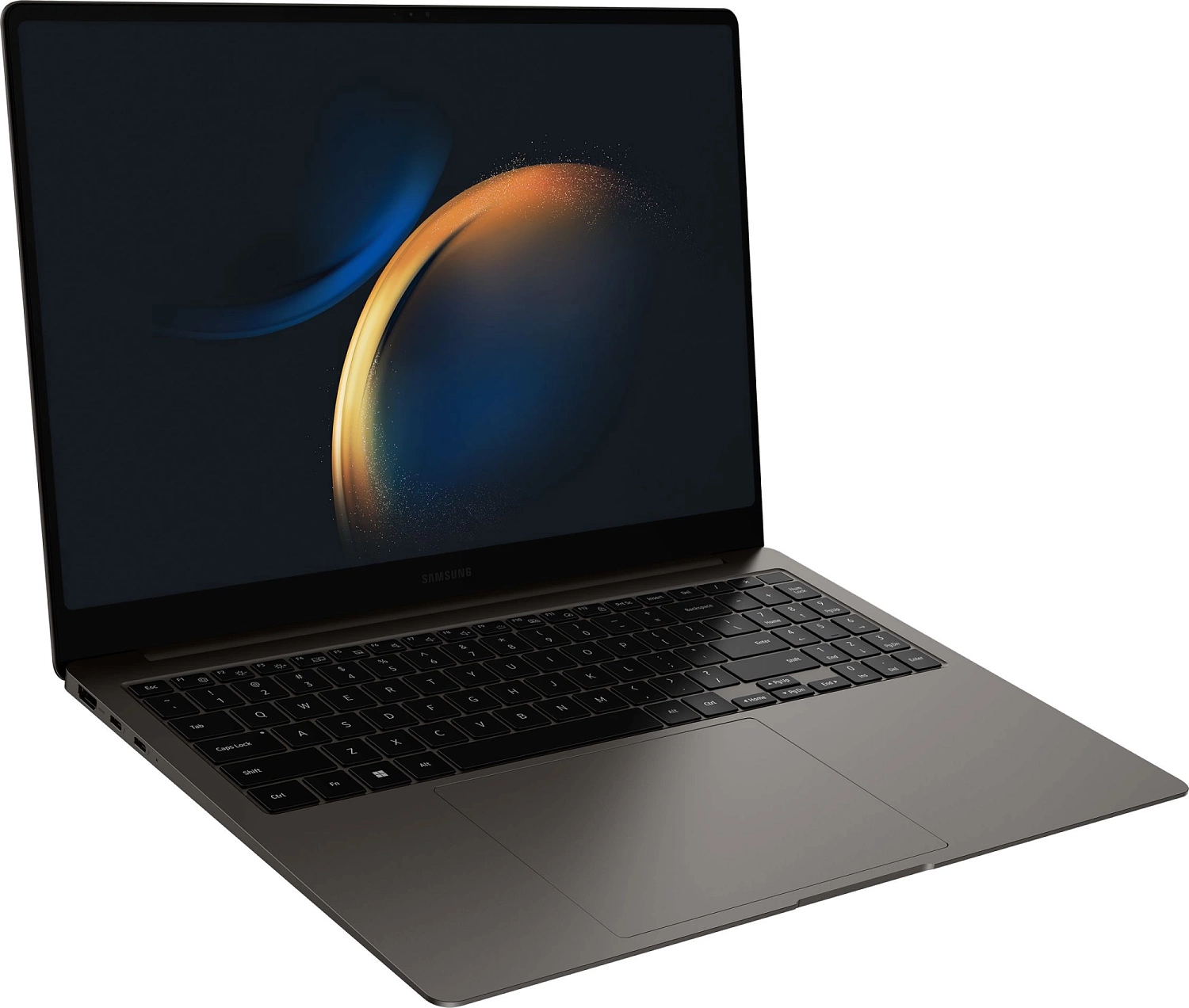 Ноутбук Samsung Galaxy Book 3 Pro NP960 Core i7 1360P 16Gb SSD1Tb Intel Iris Xe graphics 16" AMOLED 3K (2880x1800) Windows 11 Home English 64 dk.grey WiFi BT Cam (NP960XFG-KC1US)