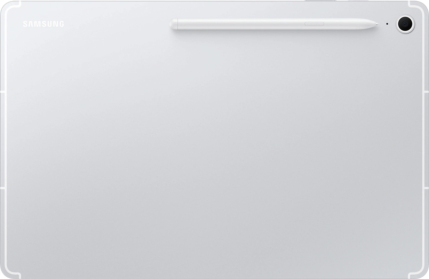 Планшет Samsung Galaxy Tab S10 FE+ 1580 (2.9) 8C RAM12Gb ROM256Gb 13.1" TFT 2880x1800 Android 15 серебристый 13Mpix 12Mpix BT WiFi microSD 1Tb 10090mAh