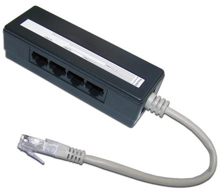 Сплиттер 1 на 4 RJ-45