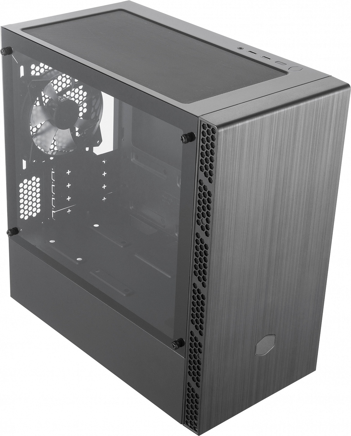 Корпус Cooler Master MasterBox MB400L w/o ODD черный без БП mATX 4x120mm 3x140mm 2xUSB3.0 audio bott PSU