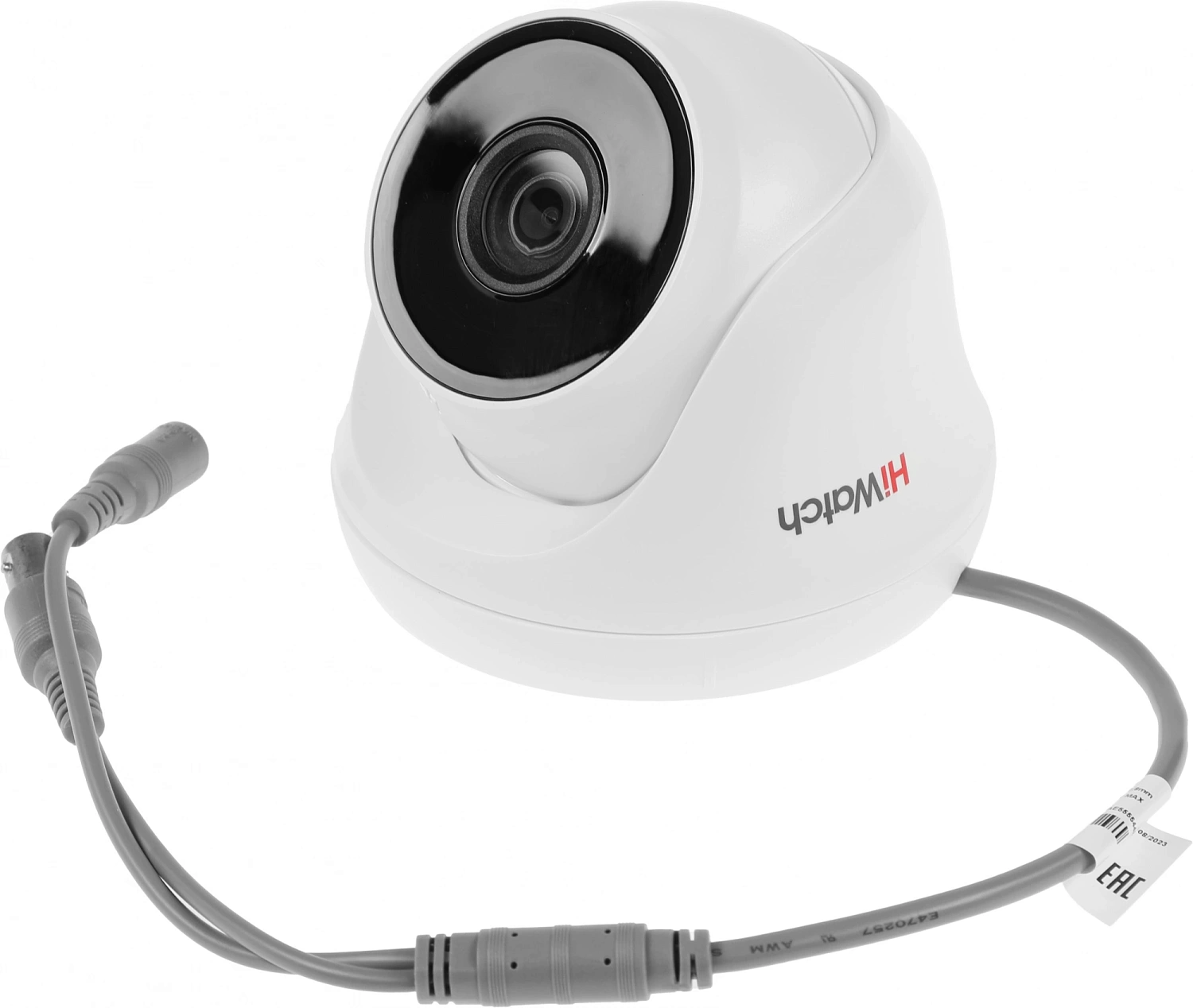 Камера видеонаблюдения аналоговая HiWatch DS-T233 2.8-2.8мм HD-TVI цветная корп.:белый (DS-T233 (2.8 MM))