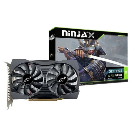 Видеокарта Ninja (Sinotex) GTX1050 4G GDDR5 128BIT DVI DP HDMI 2FAN RTL