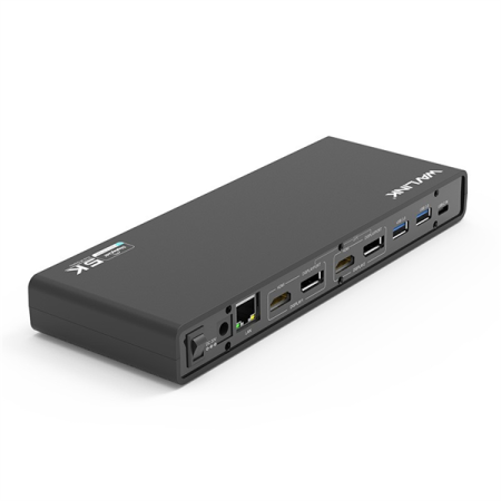 Док-станция Docking Station WAVLINK USB-CandUSB3.0 Ultra 5K(Dual 4K) Universal Include 20V/2.5A Power Adaper/ 6xUSB3.0/2xDP 4K 60HZ/2xHDMI 4K 60HZ/1xGigabit LAN/1xAudio In/Out/ Not Support Power Delivery