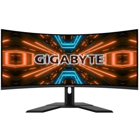 Монитор Gigabyte Bad Pack G34WQC A-EK 34" Gaming monitor Black (VA, 3440x1440, HDMI+HDMI+DP+DP, 1 ms, 178°/178°, 350 cd/m, 4000:1, 144Hz, MM, Curved) (20VM0-G34WQCABI-1EKR) (822842)