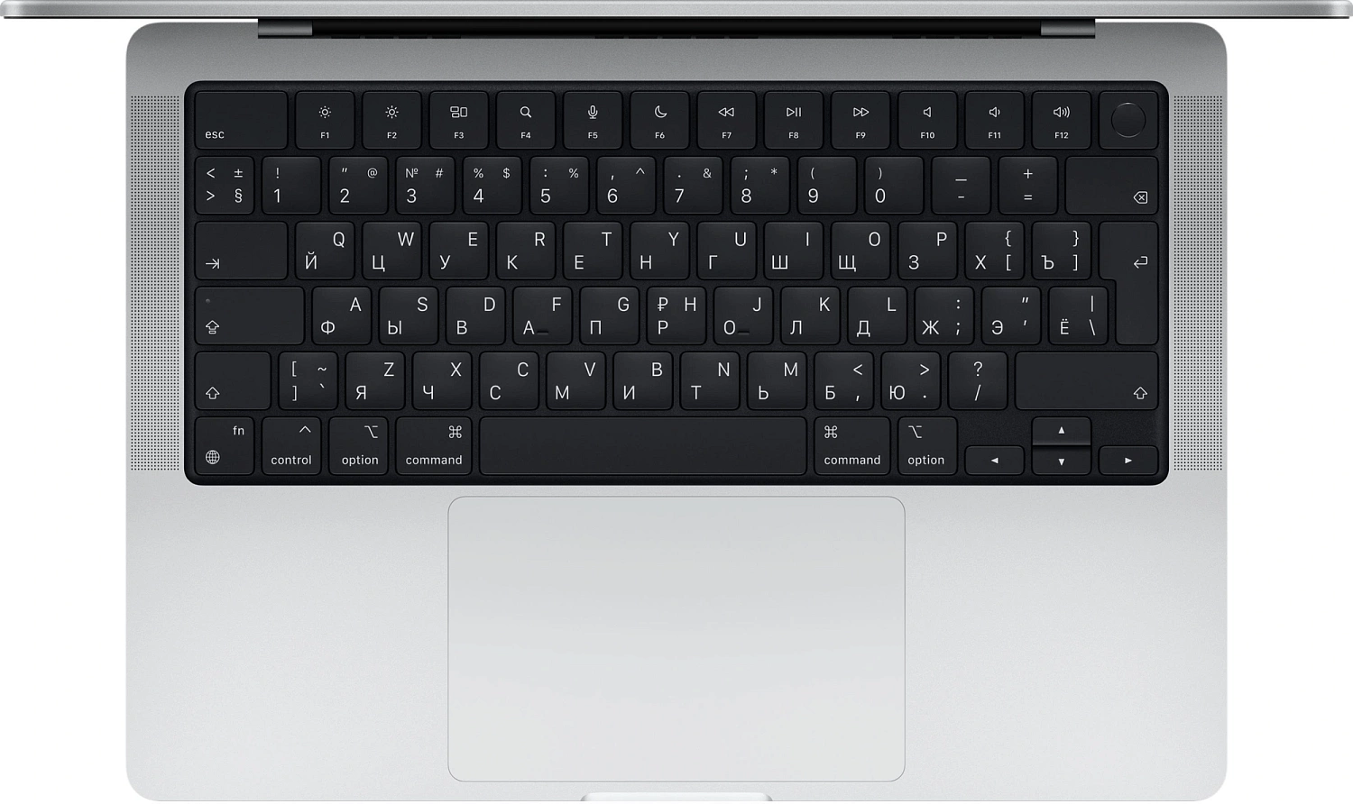 Ноутбук Apple MacBook Pro A2442 M1 Pro 10 core 16Gb SSD1Tb/16 core GPU 14.2" Liquid Retina XDR (3024x1964) macOS silver WiFi BT Cam (MKGT3RU/A)