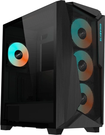 Корпус Gigabyte C301G черный без БП ATX 4x120mm 4x140mm 2xUSB3.0 audio bott PSU