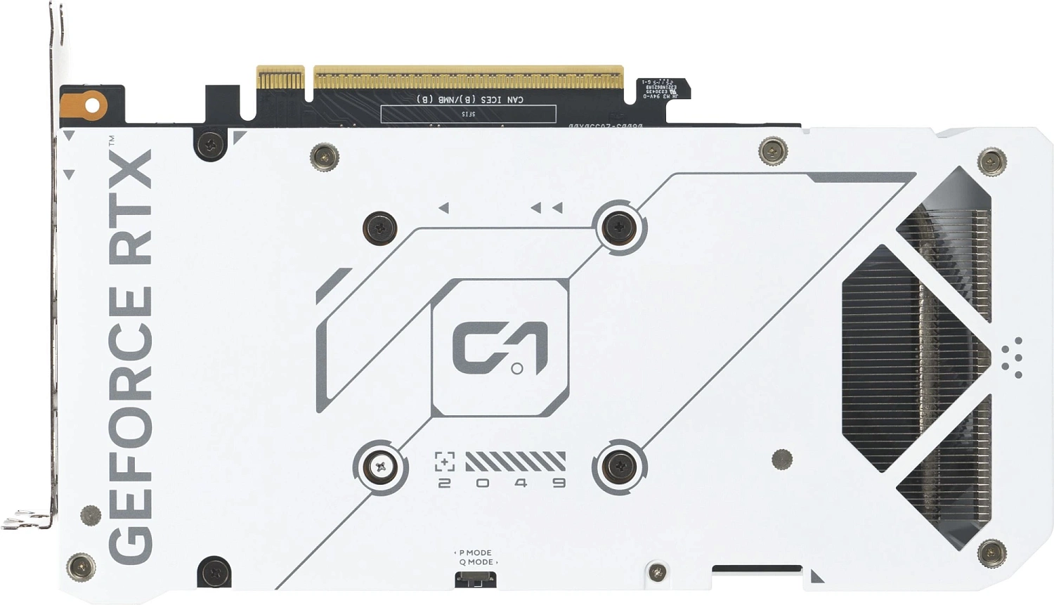 Видеокарта Asus PCI-E 4.0 DUAL-RTX5060TI-O16G-WHITE NVIDIA GeForce RTX 5060TI 16Gb 128bit GDDR7 2602/28000 HDMIx1 DPx3 HDCP Ret