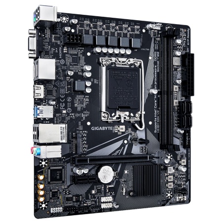 Материнская плата Gigabyte OEM H610M S2H V2, Socket 1700, Intel®H610, 2xDDR5-4800, D-SUB+HDMI+DP+DP, 1xPCI-Ex16, 1xPCI-Ex1, 4xSATA3, 1xM.2, 8Ch Audio, GLan, (4+4)xUSB2.0, (2+2)xUSB3.2, 1xPS/2, mATX, RTL oem