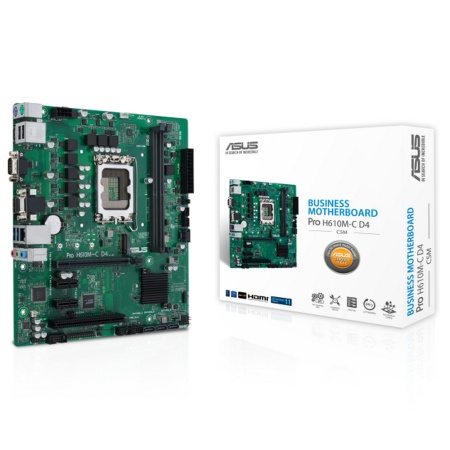 PRO H610M-C D4-CSM /LGA1700,H610,U32G1,MB (90MB1A30-M0EAYC) (699132) {10}