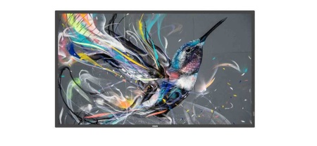 Информационный дисплей 65" 16:9 3840x2160(UHD 4K) IPS, 60 Hz, 400cd/m2, H178°/V178°, 1200:1, 500K:1, 1.07B, 8ms, DVI, 3xHDMI, RJ-45, RS232C,  2xUSB Type A, Speakers, 18/7, 3Y, Black