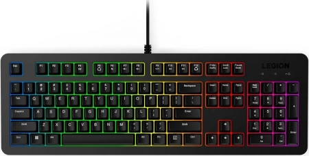Клавиатура Lenovo Legion K310 RGB черный USB Multimedia for gamer LED (GY41N91872)