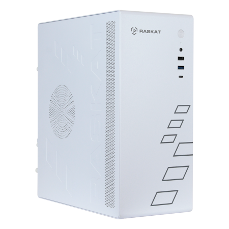 Компьютер Raskat Standart 300 (Intel Core i3 10100, RAM 8Gb, SSD 240Gb, no OS, kb+ms, white)