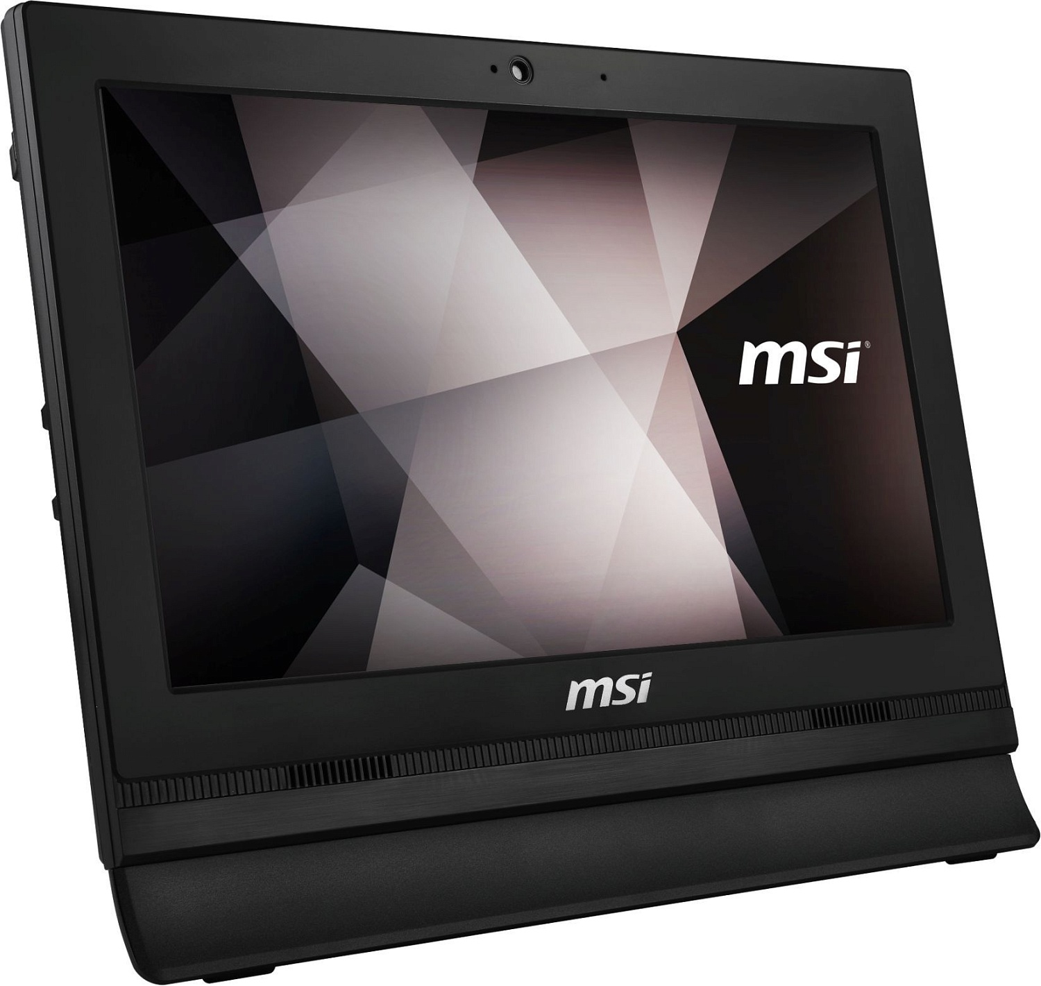 Моноблок MSI Pro 16T 10M-258XRU 15.6" HD Touch Cel 5205U (1.9) 4Gb SSD128Gb HDG CR noOS GbitEth WiFi BT 65W клавиатура мышь Cam черный 1366x768