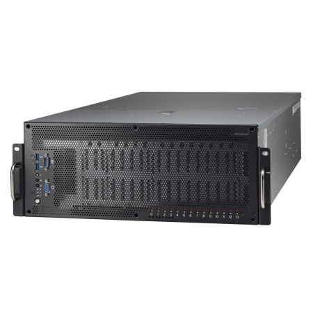 TYAN B7119F77V14HR-2T55-N 4U Rackmount, 14 x 2.5" Hot-Swap SSD/HDD, 2xLGA3647, Intel C621, 24 DDR4 slots, 10GPU, 4 x 1200W (3+1)