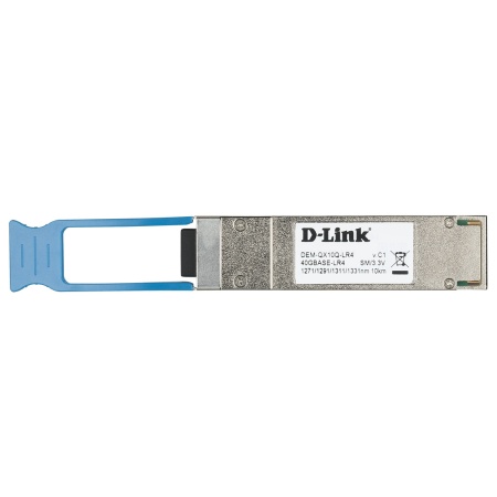 QX10Q-LR4/B1A Трансивер QSFP+ с 1 портом 40GBase-LR4 для одномодового оптического кабеля (до 10 км) Трансивер QSFP+ с 1 портом 40GBase-LR4 для одномодового оптического кабеля (до 10 км) (454141)