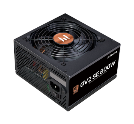 Блок питания Zalman ZM800-GV2SE, 800W, ATX12V v2.52, APFC, 12cm Fan, 80+ Bronze, Retail