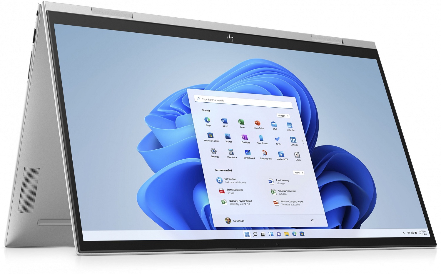 Ноутбук HP Envy x360 15-ES2501DX Core i7 1260P 16Gb SSD512Gb Intel UHD Graphics 15.6" IPS Touch FHD Windows 11 Home blue WiFi BT Cam (8L3A5UA)