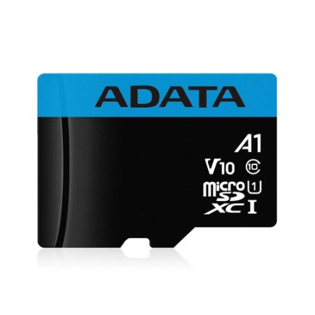 Карта памяти ADATA Bad Pack microSDXC 128GB ADATA Premier Memory Card AUSDX128GUICL10A1-RA1 UHS-I Class 10/V10 A1, Adapter, -25°C + 85°C, RTL (461940)