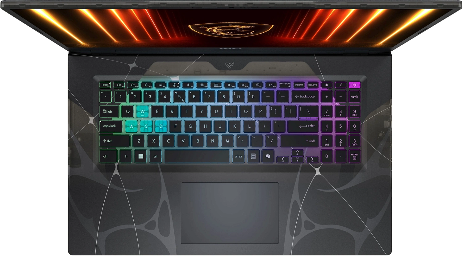 Ноутбук MSI Cyborg 17 B13WEKG-414XRU Core i5 13420H 16Gb SSD512Gb NVIDIA GeForce RTX5050 8Gb 17.3" IPS FHD (1920x1080) FreeDOS black WiFi BT Cam (9S7-17U332-414)