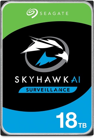 Жесткий диск Seagate SATA-III 18Tb ST18000VE002 Surveillance SkyHawkAI (7200rpm) 256Mb 3.5"