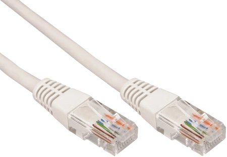 Патч-корд Rexant 18-1004 UTP RJ-45 вил.-вилка RJ-45 кат.5E 1.5м серый ПВХ (уп.:1шт)