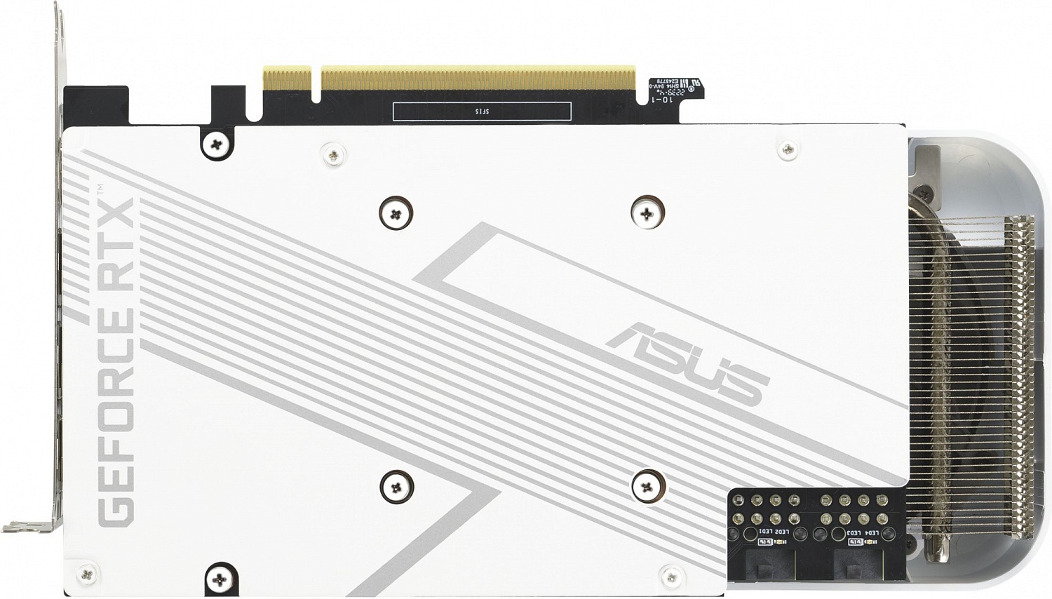 Видеокарта ASUS DUAL-RTX3060TI-O8GD6X-WHITE//RTX3060TI HDMI DP*3 8G D6X; 90YV0IP2-M0NA00