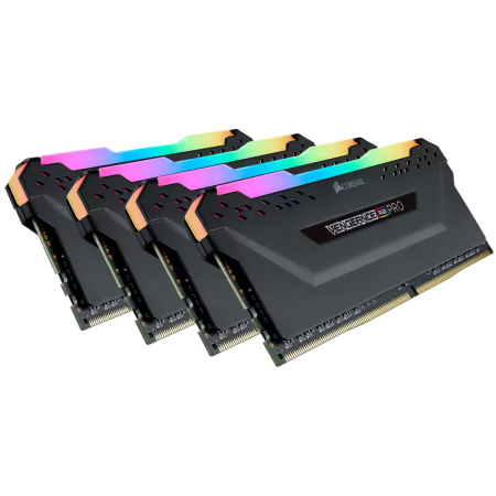 32GB Corsair DDR4 VENGEANCE RGB PRO Heatspreader CMW32GX4M4D3600C18 3600MHz (kit 4x8GB) DIMM, Unbuffered, 18-22-22-42, XMP 2.0, , 1.35V