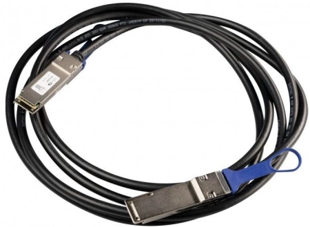 Кабель DAC MikroTik XQ+DA0003 100Гбит/с пассив. 3м черный QSFP28-QSFP28