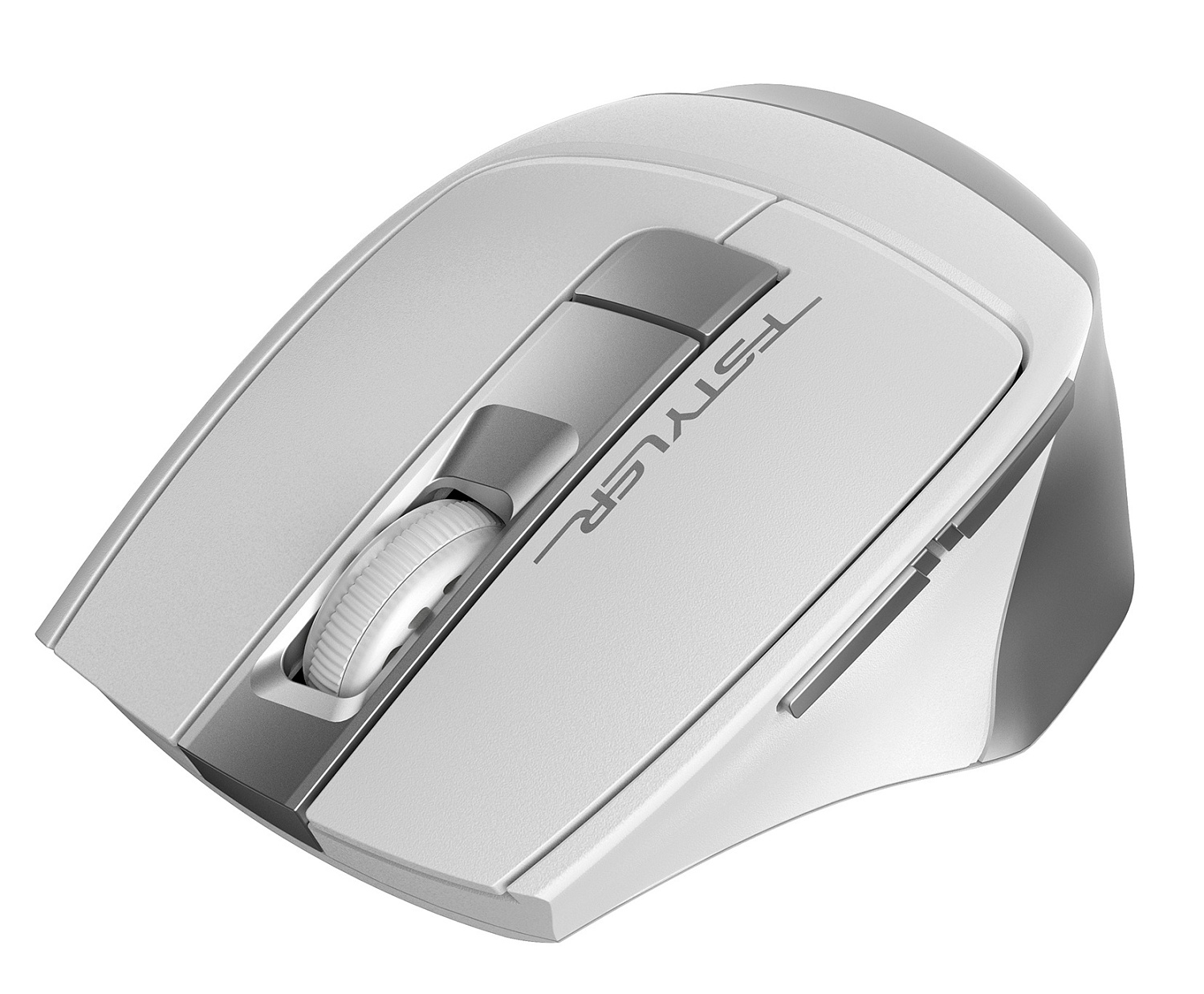 Мышь A4Tech Fstyler FG35 серебристый/белый оптическая (2000dpi) беспроводная USB (6but) Мышь A4Tech Fstyler FG35 серебристый/белый оптическая (2000dpi) беспроводная USB (6but)