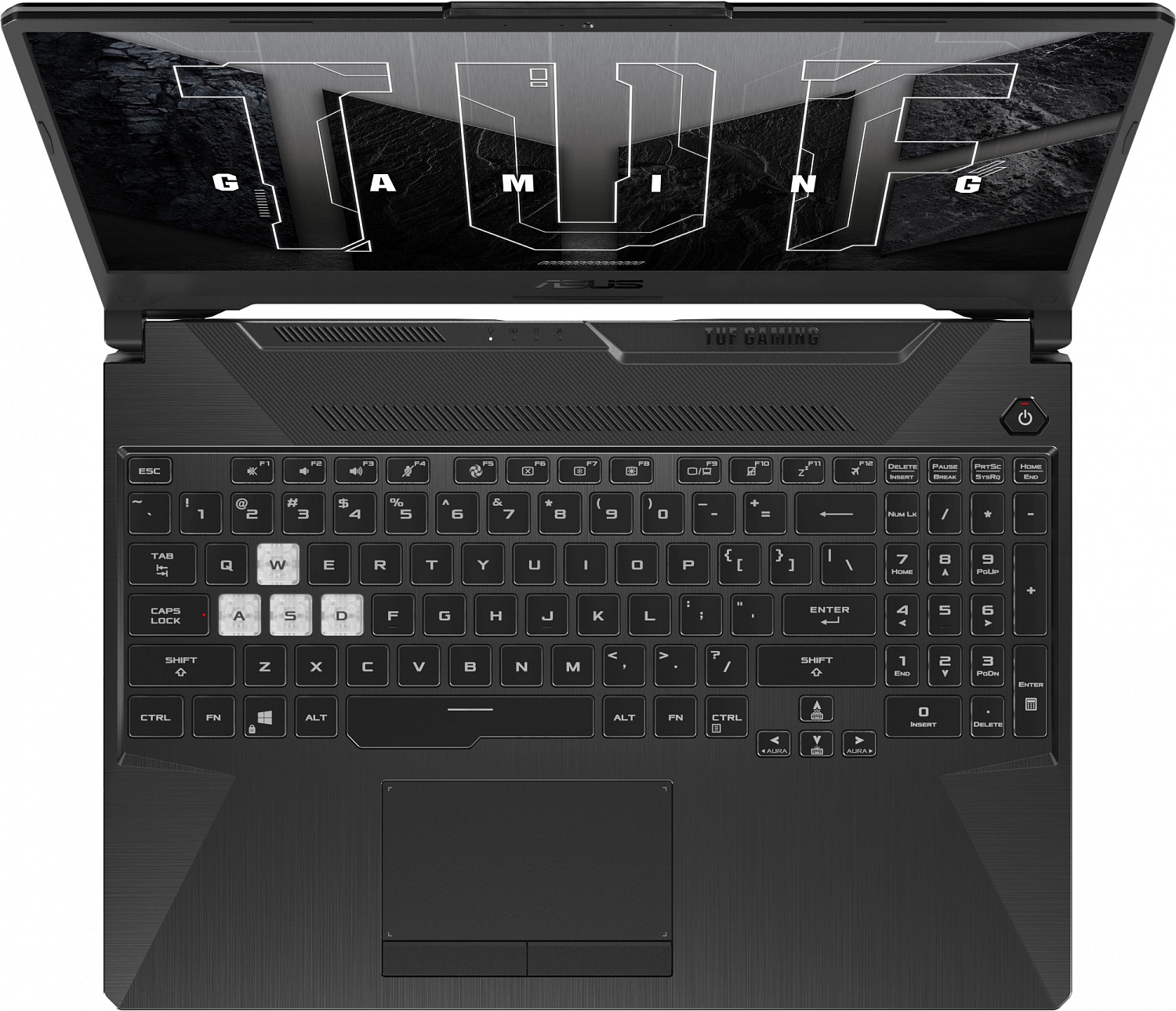 Ноутбук Asus TUF Gaming F15 FX506HE-HN376 Core i7 11800H 16Gb SSD512Gb NVIDIA GeForce RTX 3050 Ti 4Gb 15.6" IPS FHD (1920x1080) noOS black WiFi BT Cam (90NR0704-M00J60)