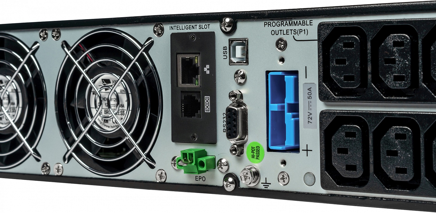 Источник бесперебойного питания Systeme Electric Smart-Save Online SRT, 3000VA/3000W, On-Line, Extended-run, Rack 2U(Tower convertible), LCD, Out: 8xC13+1xC19, SNMP Intelligent Slot, USB, RS-232, Pre-Inst. Web/SNMP