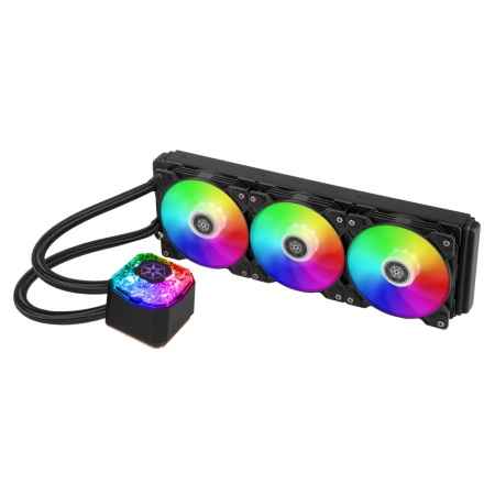 SST-IG360-ARGB 360mm high-performance ARGB AIO liquid cooler with 3 x 120mm ARGB fans (811185) {4}