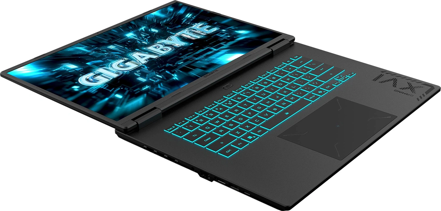 Ноутбук Gigabyte Gaming A16 PRO GA6DH Intel Core 7 240H/32Gb/SSD1Tb/RTX5080 16Gb/16"/IPS/WUXGA/2560x1600/165Hz/NoOS/Black/2.3kg (DYHG5KZCC4SD)