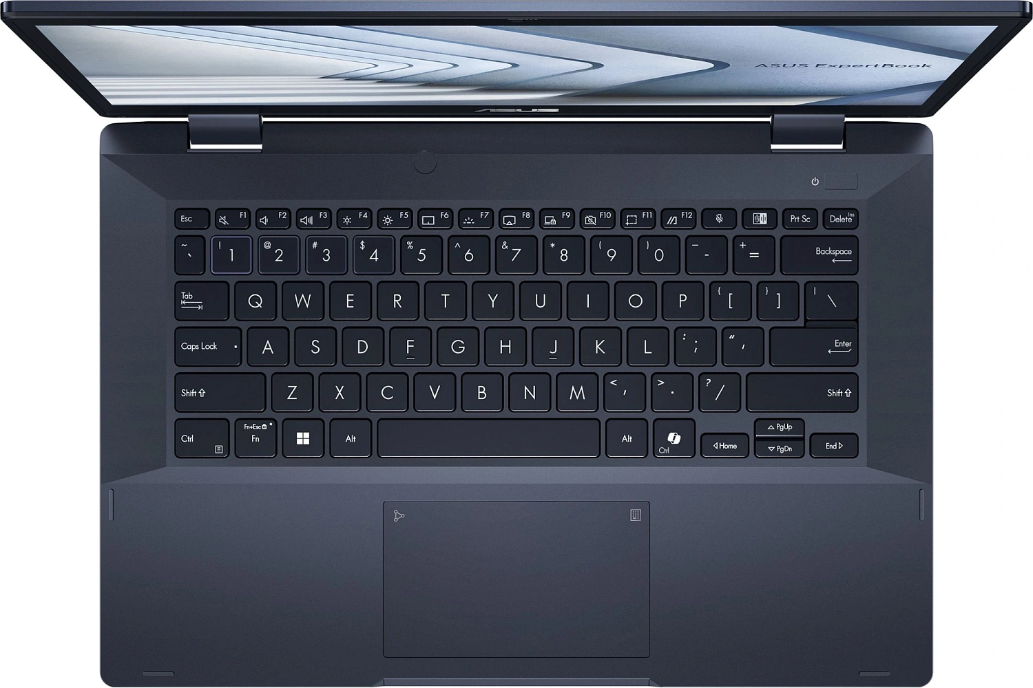Ноутбук Asus Expertbook B3 Flip B3402FVA-I716512B7D Core 7 150U 16Gb SSD512Gb Intel UHD Graphics 14" IPS FHD (1920x1080) без ОС black WiFi BT Cam (90NX07N1-M02MD0)