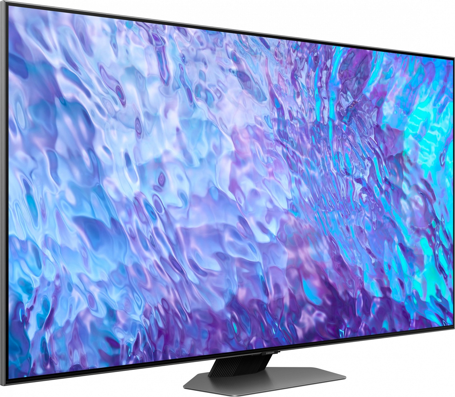 Телевизор QLED Samsung 75" QE75Q80CAUXCE Series 8 серебристый 4K Ultra HD 120Hz DVB-T2 DVB-C DVB-S2 USB WiFi Smart TV